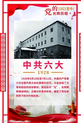 党史之中共六大