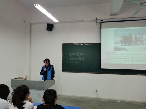 思政部开展大学生讲党史活动